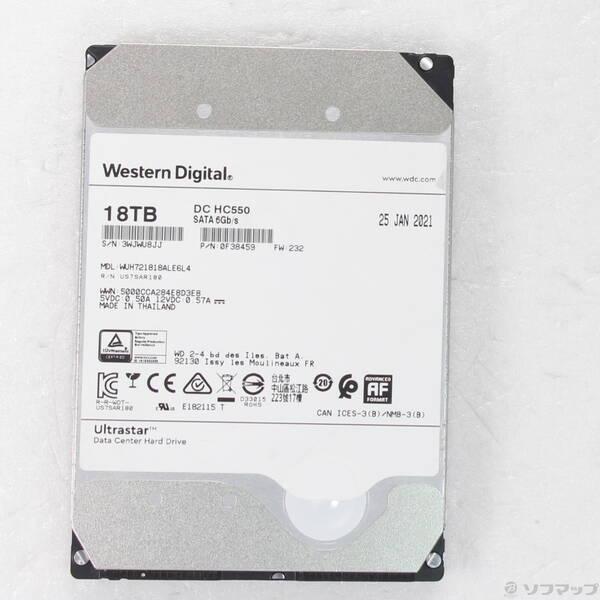 〔中古〕Western Digital Ultrastar DC HC550シリーズ 18TB WU...