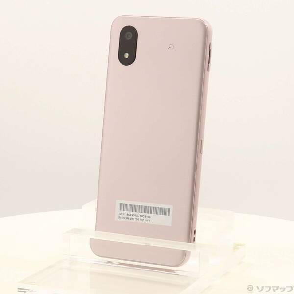 〔中古〕ワイモバイル かんたんスマホ4 128GB ピンク A402ZT Y!mobile SIMフ...