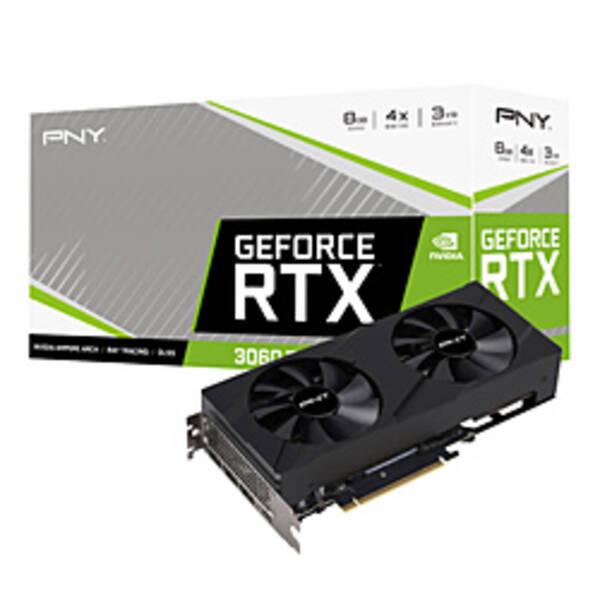 〔中古〕PNY GeForce RTX 3060 Ti 8GB GDDR6X VERTO Dual ...