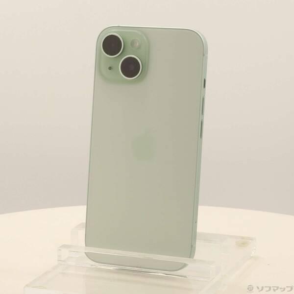 〔中古〕Apple(アップル) iPhone15 128GB グリーン MTMM3J／A SIMフリ...