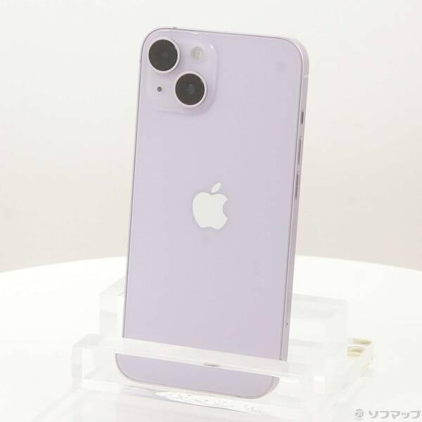 〔中古〕Apple(アップル) iPhone14 128GB パープル MPUY3J／A SIMフリ...