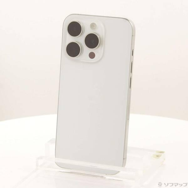 〔中古〕Apple(アップル) iPhone15 Pro 128GB ホワイトチタニウム MTU83...