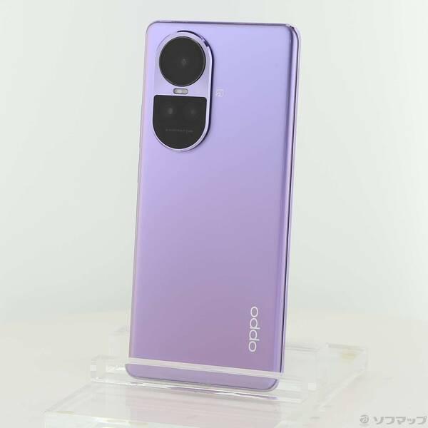 〔中古〕OPPO(オッポ) OPPO Reno10 Pro 5G 256GB グロッシーパープル C...