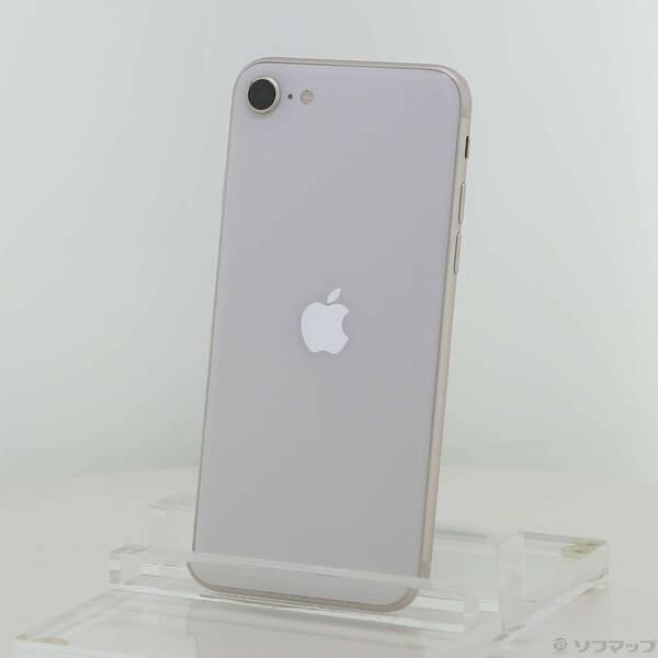 〔中古〕Apple(アップル) iPhone SE 第3世代 64GB スターライト MMYD3J／...