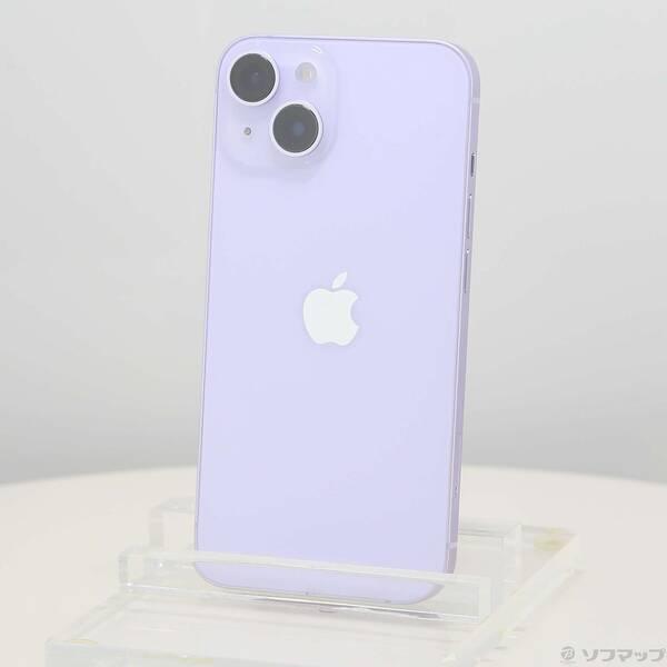〔中古〕Apple(アップル) iPhone14 128GB パープル MPUY3J／A SIMフリ...