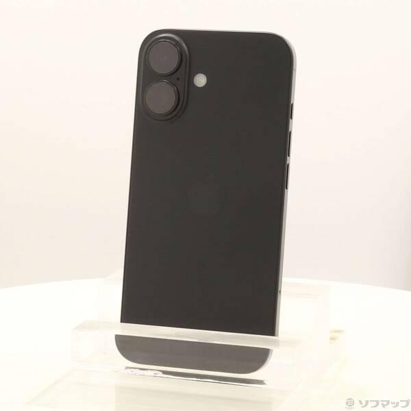 〔中古〕Apple(アップル) iPhone16 128GB ブラック MYDQ3J／A SIMフリ...