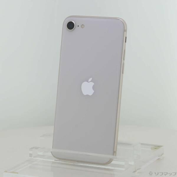 〔中古〕Apple(アップル) iPhone SE 第3世代 64GB スターライト MMYD3J／...