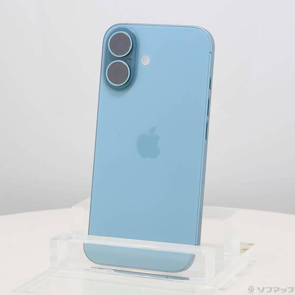 〔中古〕Apple(アップル) iPhone16 128GB ティール MYDV3J／A SIMフリ...