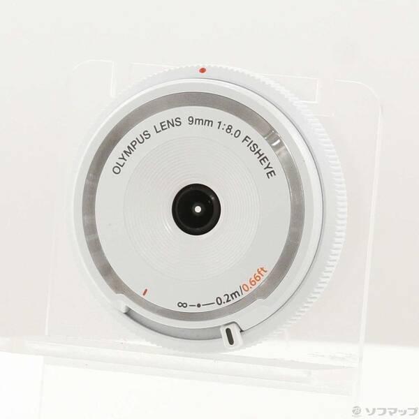 〔中古〕OLYMPUS(オリンパス) BCL-0980 ボディキャップレンズ 9mm F8.0 ホワ...