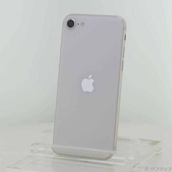 〔中古〕Apple(アップル) iPhone SE 第3世代 64GB スターライト MMYD3J／...