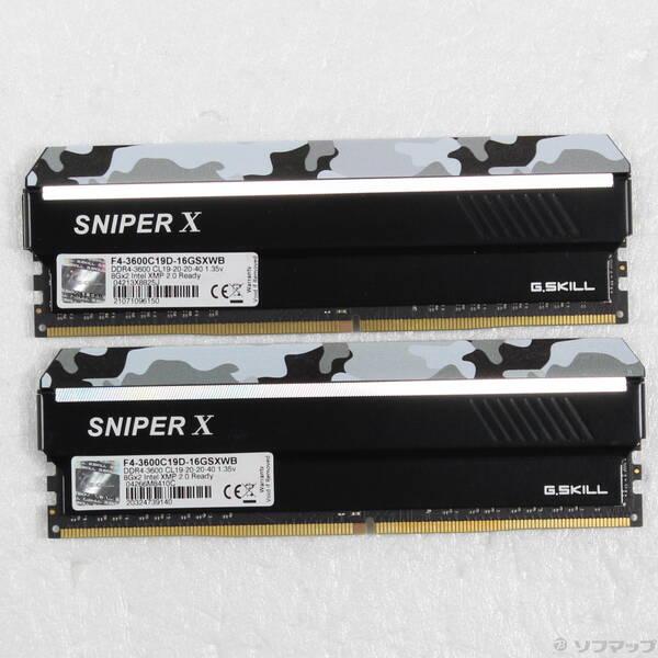 〔中古〕GSKILL(ジースキル) F4-3600C19D-16GSXWB〔262-ud〕