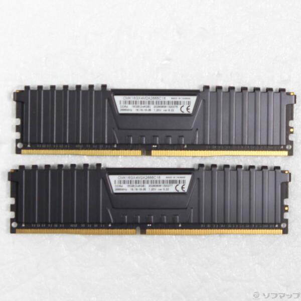 〔中古〕CORSAIR CMK16GX4M2A2666C16 16GB 8GB×2枚組〔262-ud...