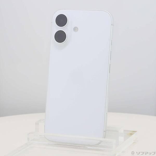 〔中古〕Apple(アップル) iPhone16 128GB ホワイト MYDR3J／A SIMフリ...