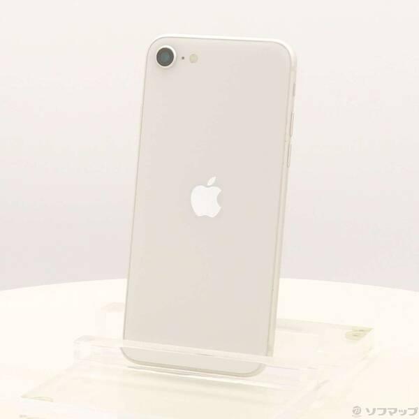 〔中古〕Apple(アップル) iPhone SE 第3世代 64GB スターライト MMYD3J／...