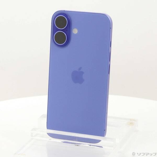 〔中古〕Apple(アップル) iPhone16 256GB ウルトラマリン MYE03J／A SI...