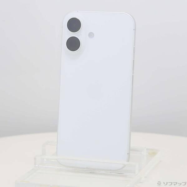 〔中古〕Apple(アップル) iPhone16 128GB ホワイト MYDR3J／A SIMフリ...