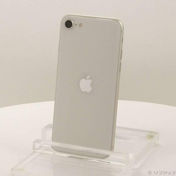 〔中古〕Apple(アップル) iPhone SE 第3世代 64GB スターライト MMYD3J／...