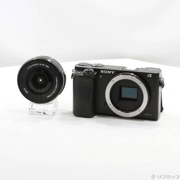 〔中古〕SONY(ソニー) α6000 パワーズームレンズキット ブラック ILCE-6000L〔2...