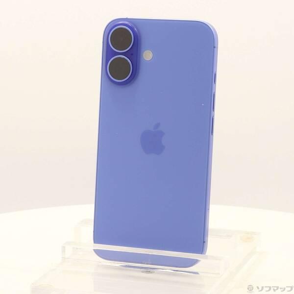 〔中古〕Apple(アップル) iPhone16 128GB ウルトラマリン MYDU3J／A SI...