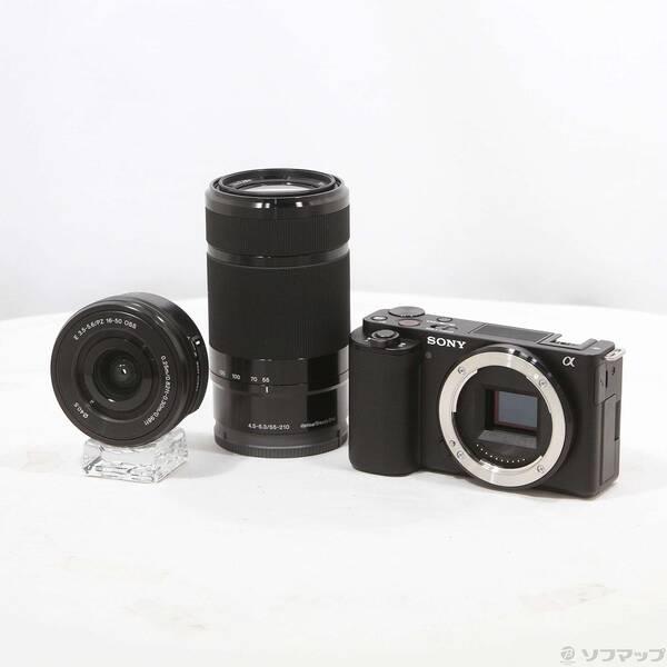 〔中古〕SONY(ソニー) VLOGCAM ZV-E10Y ダブルズームレンズキット ブラック〔25...
