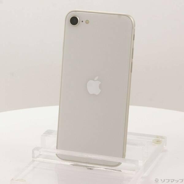 〔中古〕Apple(アップル) iPhone SE 第3世代 64GB スターライト MMYD3J／...