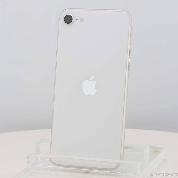 〔中古〕Apple(アップル) iPhone SE 第3世代 64GB スターライト MMYD3J／...