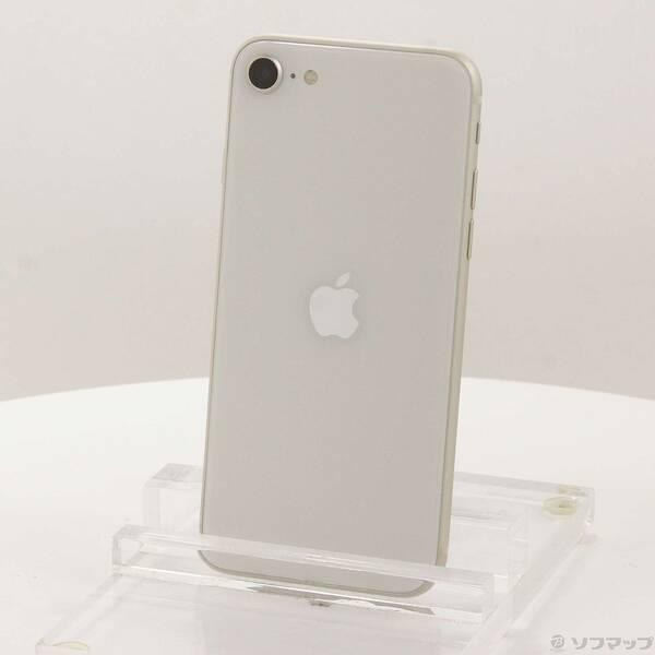 〔中古〕Apple(アップル) iPhone SE 第3世代 64GB スターライト MMYD3J／...