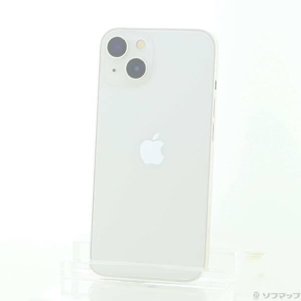 〔中古〕Apple(アップル) iPhone13 128GB スターライト MLND3J／A SIM...