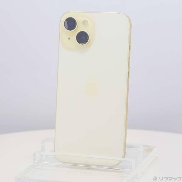 〔中古〕Apple(アップル) iPhone15 128GB イエロー MTMK3J／A SIMフリ...