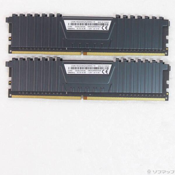 〔中古〕CORSAIR CMK16GX4M2A2666C16 16GB 8GB×2枚組〔305-ud...