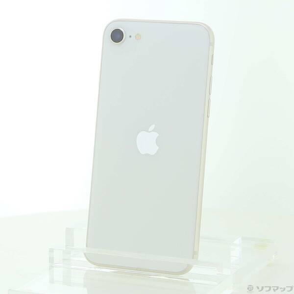〔中古〕Apple(アップル) iPhone SE 第3世代 64GB スターライト MMYD3J／...