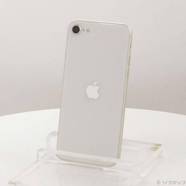 〔中古〕Apple(アップル) iPhone SE 第3世代 64GB スターライト MMYD3J／...