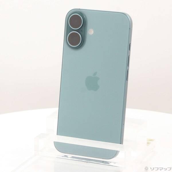 〔中古〕Apple(アップル) iPhone16 128GB ティール MYDV3J／A SIMフリ...
