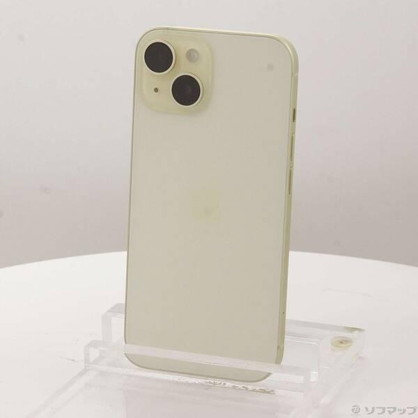 〔中古〕Apple(アップル) iPhone15 128GB イエロー MTMK3J／A SIMフリ...