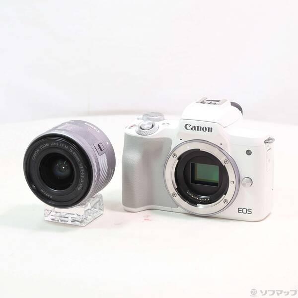 〔中古〕Canon(キヤノン) EOS Kiss M2 EF-M15-45 IS STM レンズキッ...