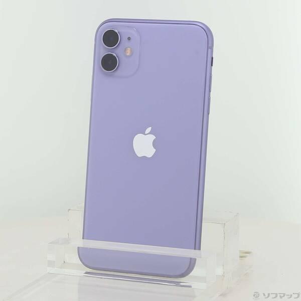 〔中古〕Apple(アップル) iPhone11 64GB パープル MWLX2J／A SIMフリー...