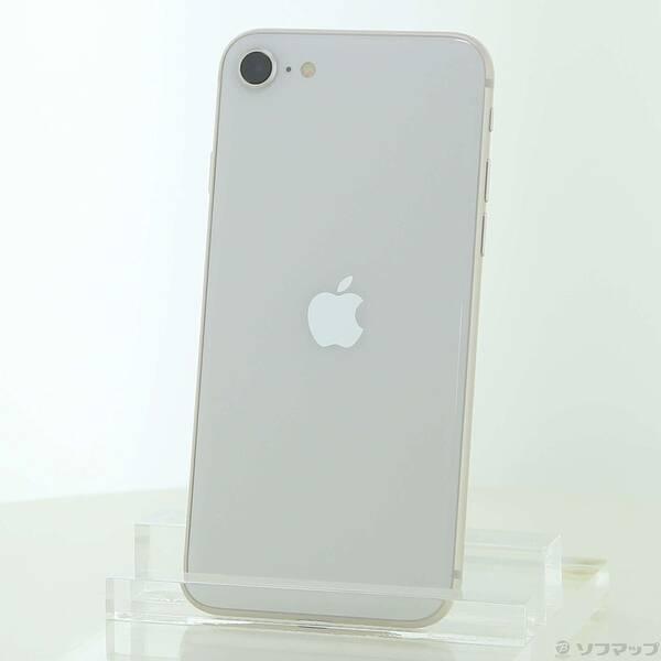 〔中古〕Apple(アップル) iPhone SE 第3世代 64GB スターライト MMYD3J／...