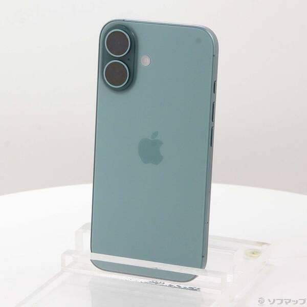 〔中古〕Apple(アップル) iPhone16 128GB ティール MYDV3J／A SIMフリ...