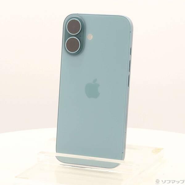 〔中古〕Apple(アップル) iPhone16 256GB ティール MYE13J／A SIMフリ...