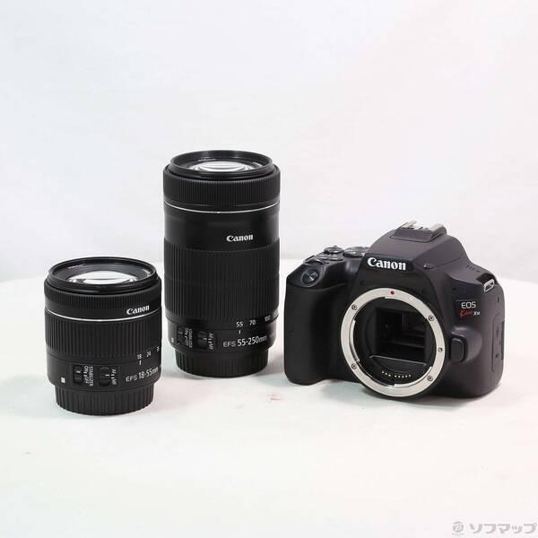 〔中古〕Canon(キヤノン) EOS Kiss X10 ダブルズームキット ブラック〔258-ud...