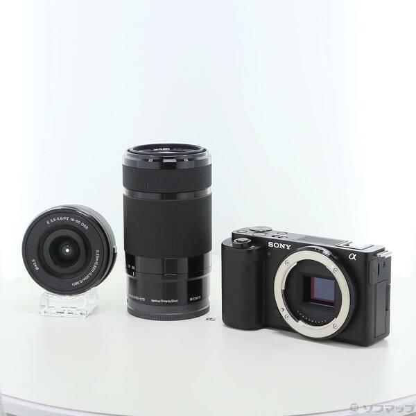〔中古〕SONY(ソニー) VLOGCAM ZV-E10Y ダブルズームレンズキット ブラック〔19...