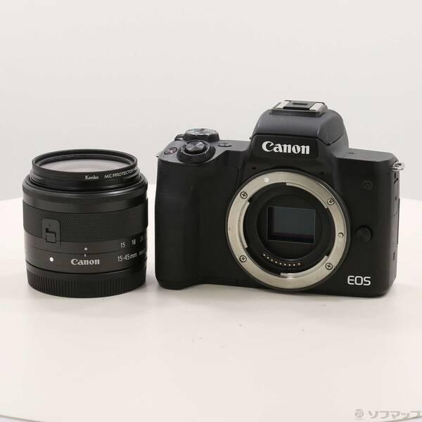 〔中古〕Canon(キヤノン) EOS Kiss M EF-M15-45 IS STM レンズキット...