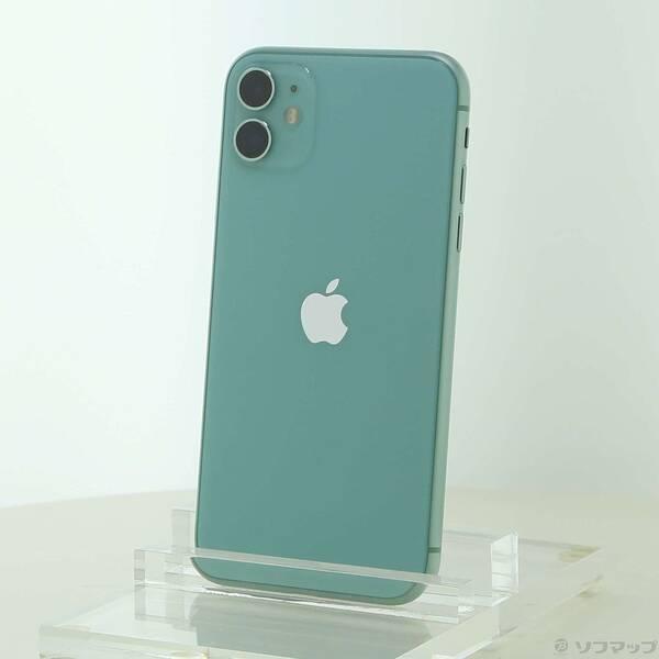 〔中古〕Apple(アップル) iPhone11 64GB グリーン MWLY2J／A SIMフリー...