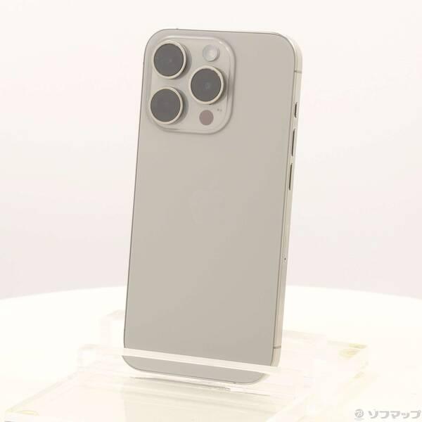 〔中古〕Apple(アップル) iPhone15 Pro 1TB ナチュラルチタニウム MTUT3J...
