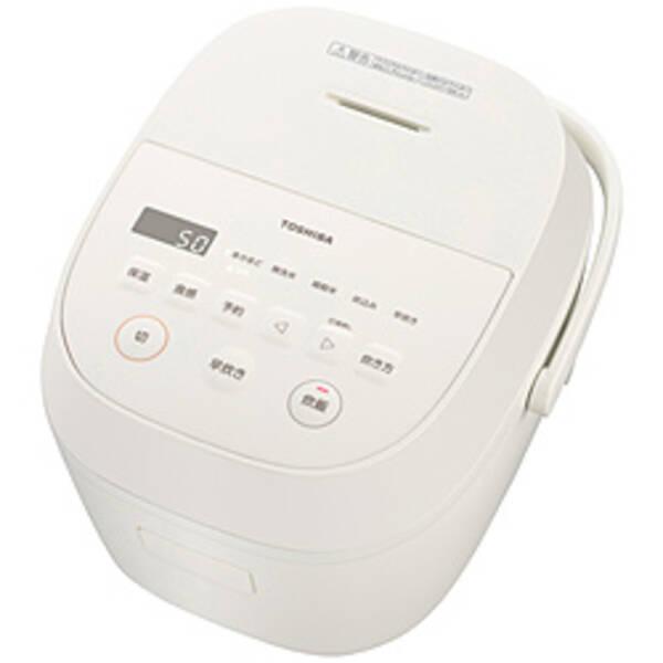 〔中古〕TOSHIBA(東芝) 〔展示品〕 炊飯器 ミルキーホワイト RC-10AMX-W ［5.5...