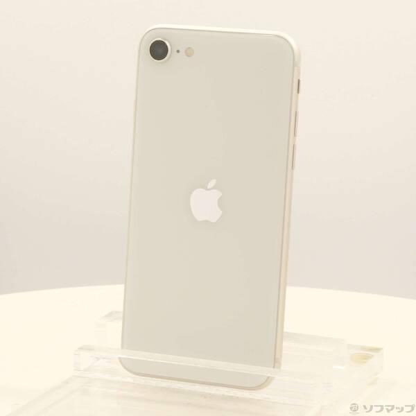 〔中古〕Apple(アップル) iPhone SE 第3世代 64GB スターライト MMYD3J／...