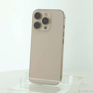 〔中古〕Apple(アップル) iPhone16 Pro 128GB デザートチタニウム MYMX3J／A SIMフリー〔198-ud〕