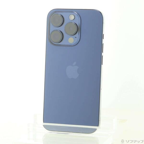 〔中古〕NTTドコモ iPhone15 Pro 1TB ブルーチタニウム MTUU3J／A SIMフ...