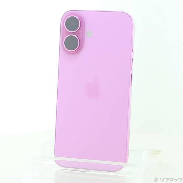 〔中古〕Apple(アップル) iPhone16 256GB ピンク MYDY3J／A SIMフリー...