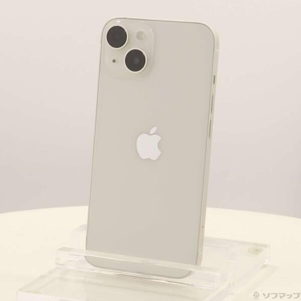 〔中古〕Apple(アップル) iPhone14 128GB スターライト MPUQ3J／A SIM...